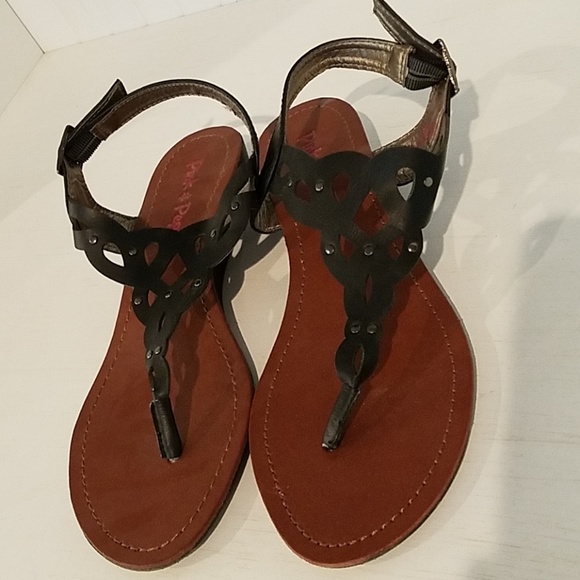 pink and pepper sandals